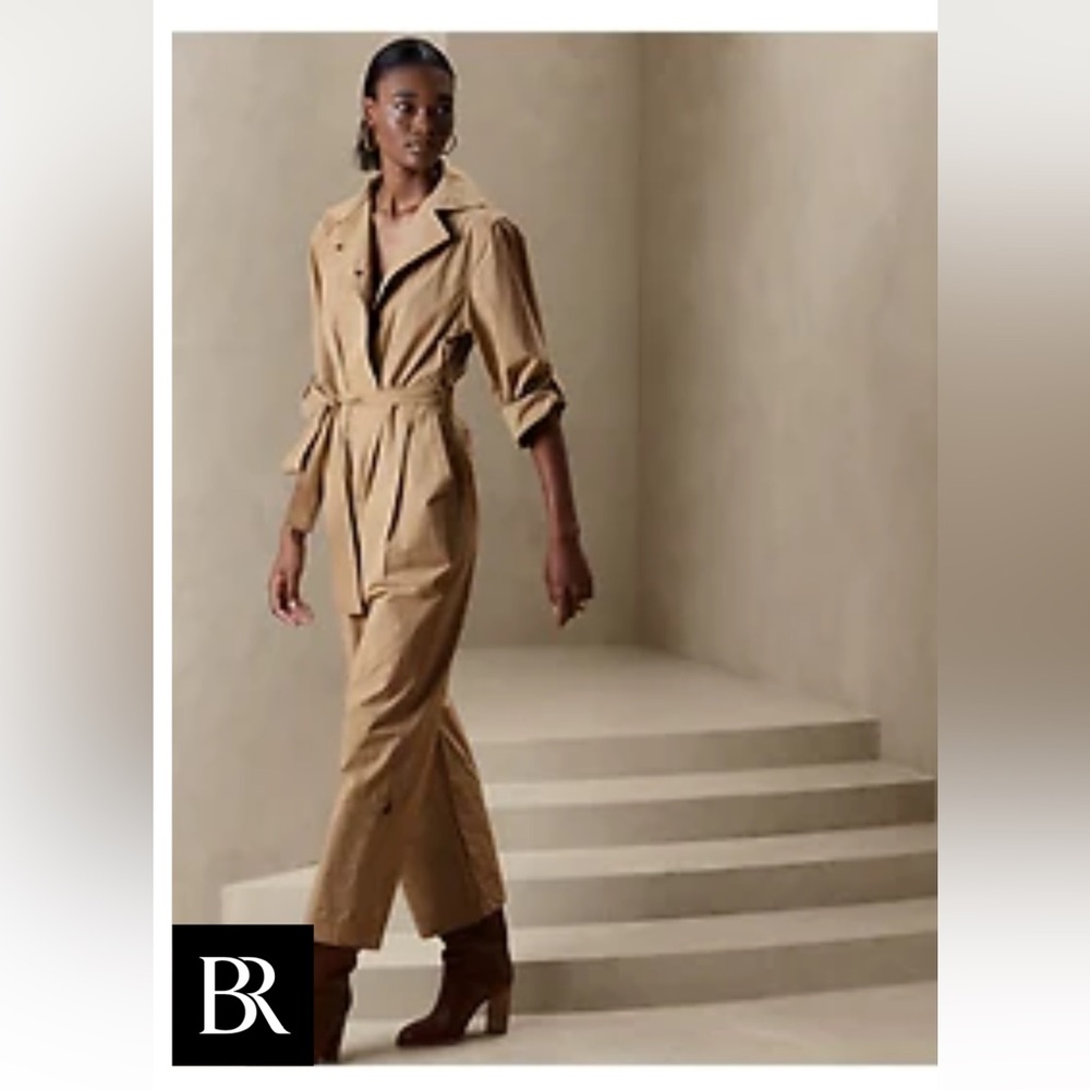 BANANA REPUBLIC FINLEY POPLIN JUMPSUIT